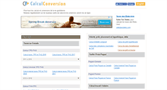Desktop Screenshot of calculconversion.com
